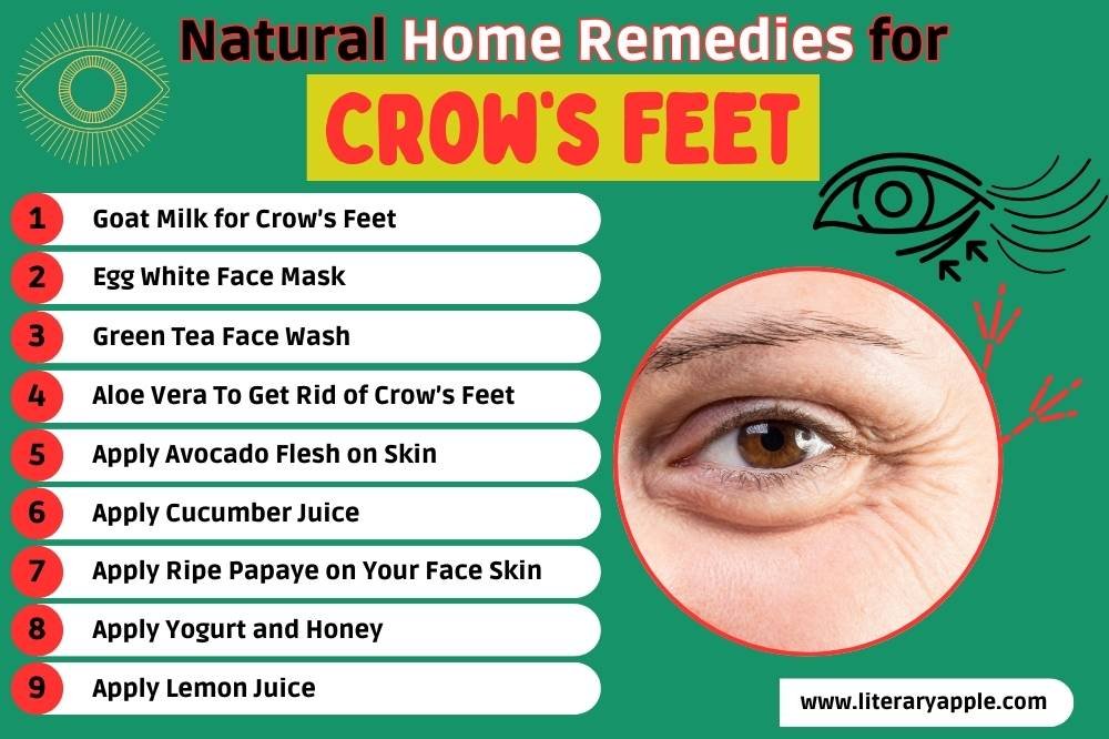 09 Natural Home Remedies for Crow’s Feet