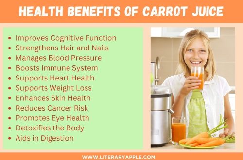 Health benefits of carrot juice