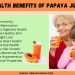 Health Benefits of Papaya Juice