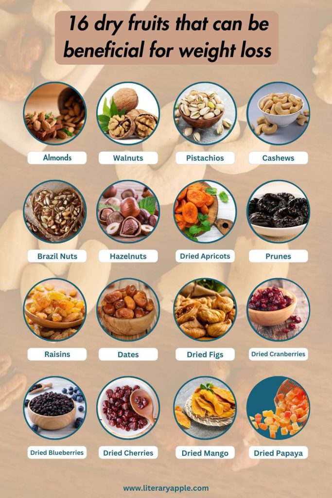 16 dry fruits that can be beneficial for weight loss