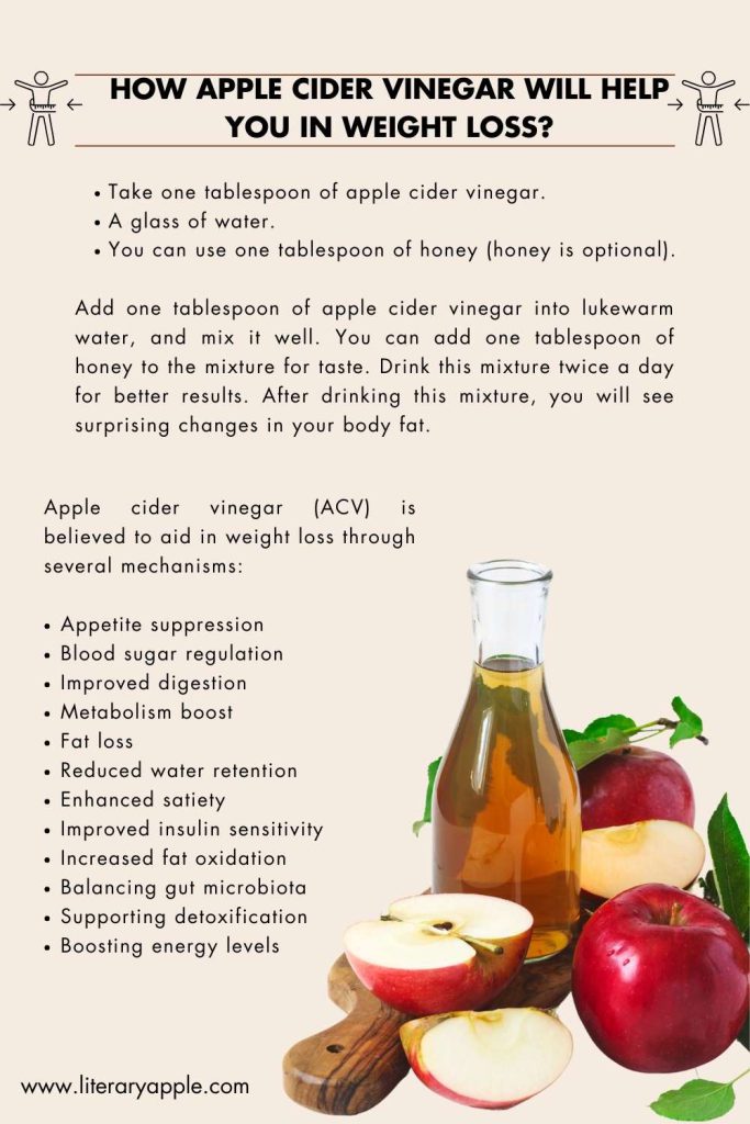 How Apple Cider Vinegar Will Help You in Weight Loss