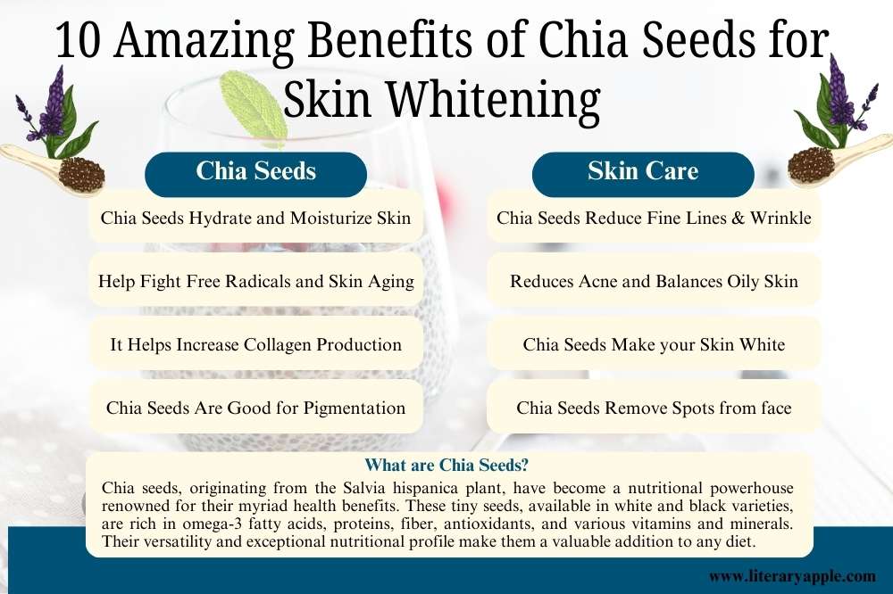 10 Amazing Benefits of Chia Seeds for Skin Whitening